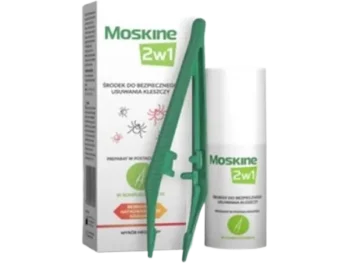 Zdjęcie produktu Moskine Środek do bezpiecznego usuwania kleszczy 2w1 z pęsetą, aerozol