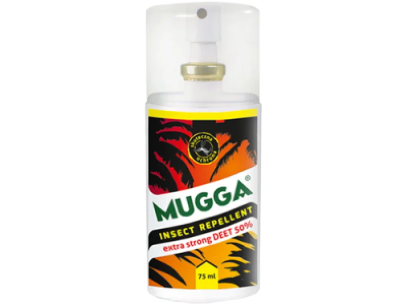 MUGGA Spray 50% DEET na komary i kleszcze, 50%