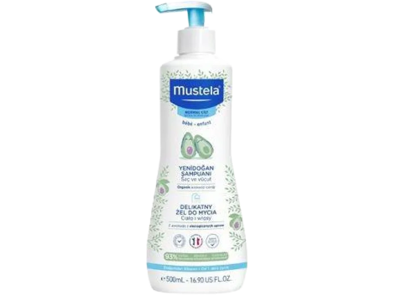 MUSTELA Delikatny żel do mycia ciało i włosy