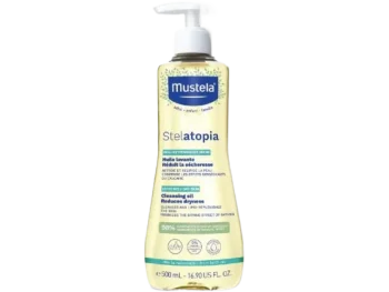 Zdjęcie produktu MUSTELA Stelatopia Olejek myjący od 1. dnia życia do stosowania przy atopowym zapaleniu skóry