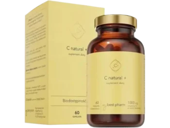 Zdjęcie produktu MyBestPharm C natural +, kapsułki, 1000 mg