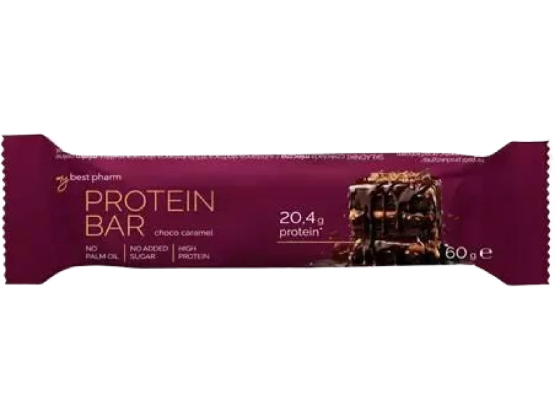 MyBestPharm Choco Caramel Baton proteinowy, 20,4 g