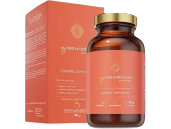 Zdjęcie produktu MyBestPharm MyBestColostrum proszek o smaku jabłkowym