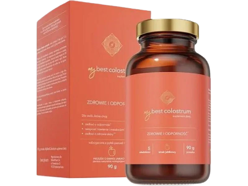 MyBestPharm MyBestColostrum proszek o smaku jabłkowym