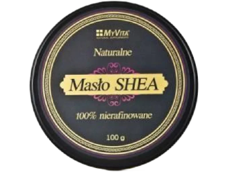 MyVita Masło Shea 100% nierafinowane, masło do ciała, 100%