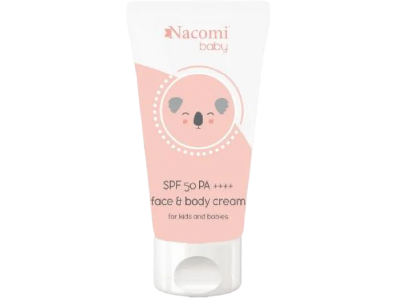 NACOMI BABY Fotostabilny krem do twarzy i ciała dla dzieci SPF 50