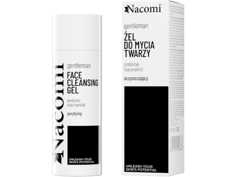 NACOMI Gentleman Prebiotyczny żel do mycia twarzy z niacynamidem