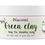 Nacomi Green Clay zielona glinka nawilżająca, maska
