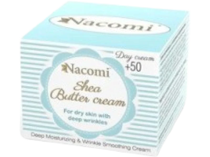 NACOMI Krem shea 50+ na dzień