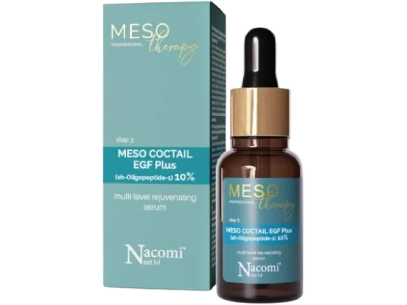 NACOMI Meso Odmładzający koktajl EGF Plus 10%, płyn, 10%