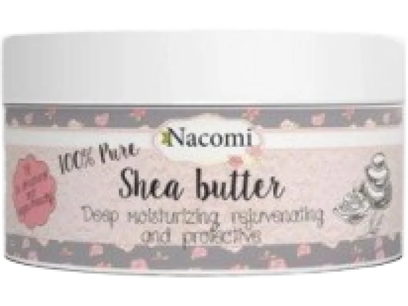 NACOMI Naturalne Masło Shea Czyste, masło do ciała, 100%