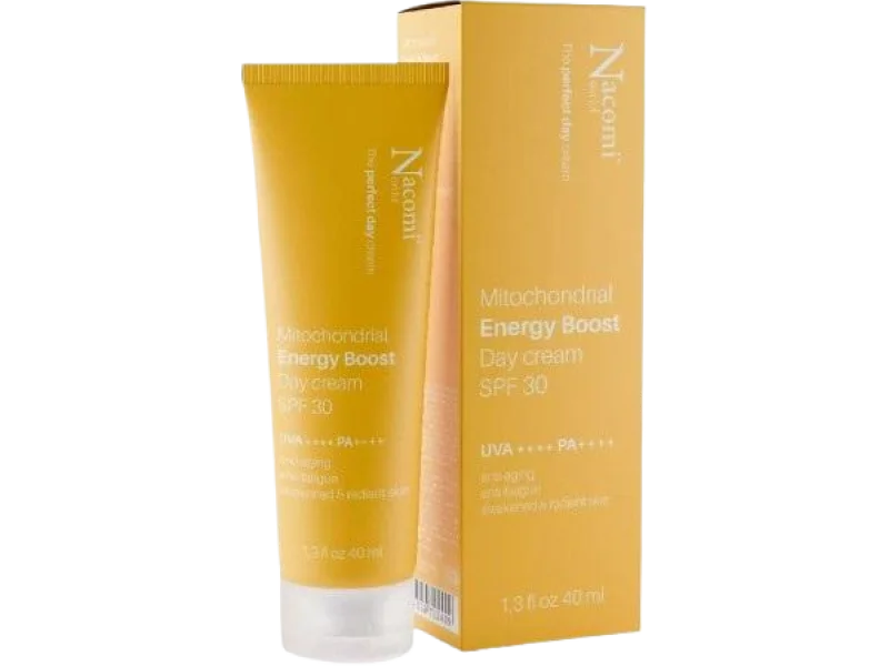 Nacomi Next Level Energetyzujący krem do twarzy z ochroną mitochondrialną SPF30