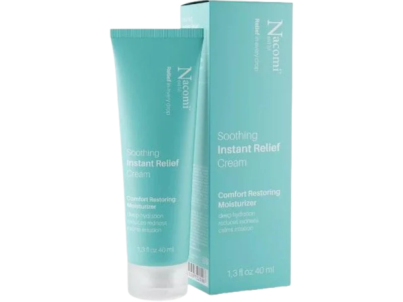 Nacomi Next Level Instant Relief Regenerująco-łagodzący krem do twarzy