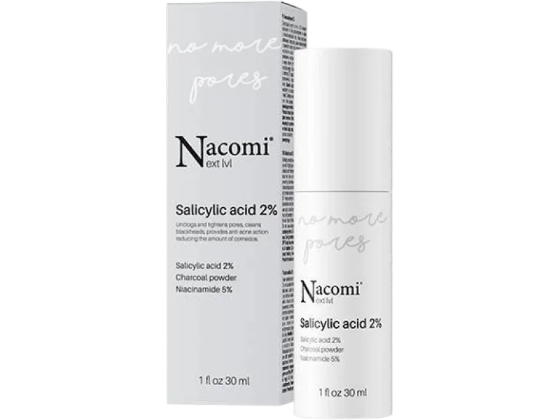 NACOMI Next Level Kwas salicylowy 2% Serum do twarzy na noc, 2%