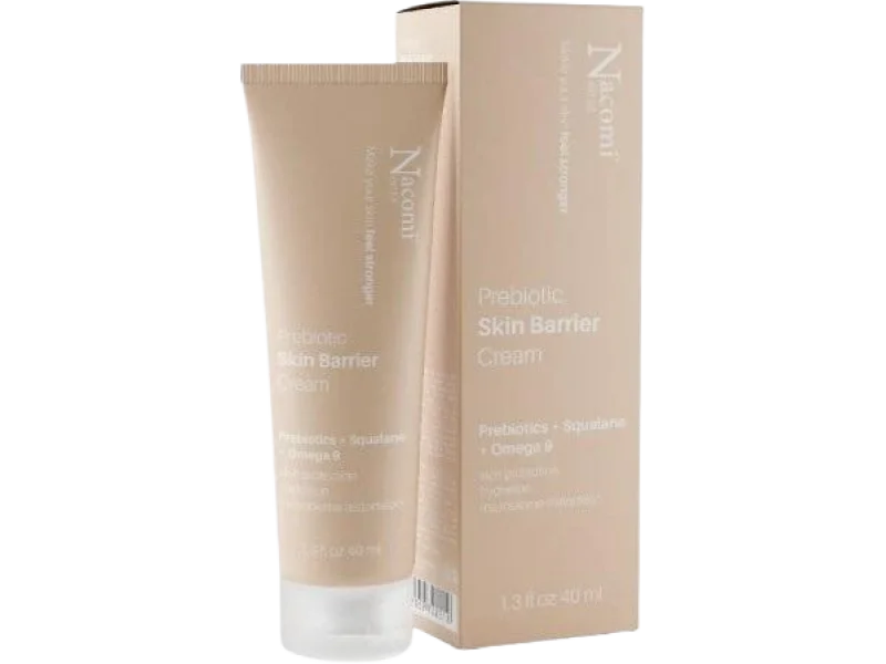 Nacomi Next Level Prebiotic Skin Barrier Ultranawilżający krem do twarzy z prebiotykami, skwalanem i omega 9