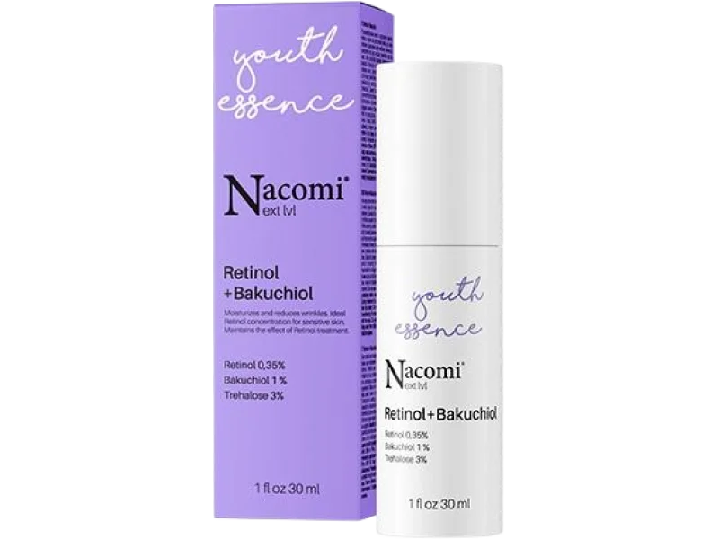 NACOMI Next Level Retinol 0,35% + Bakuchiol 1%, serum, 0,35% + 1%