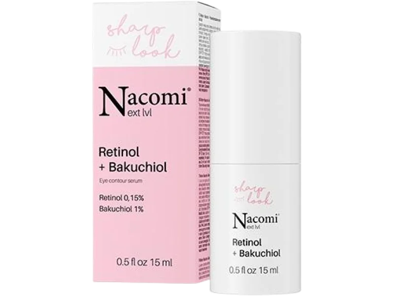NACOMI Next Level Retinol + Bakuchiol Serum pod oczy