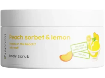 Zdjęcie produktu NACOMI Peeling do ciała Brzoskwiniowy sorbet z cytryną