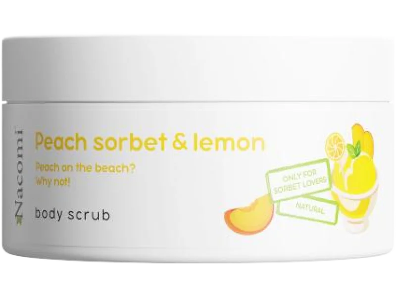 NACOMI Peeling do ciała Brzoskwiniowy sorbet z cytryną