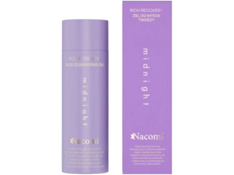 NACOMI Rich Recovery Midnight Żel do mycia twarzy, żel