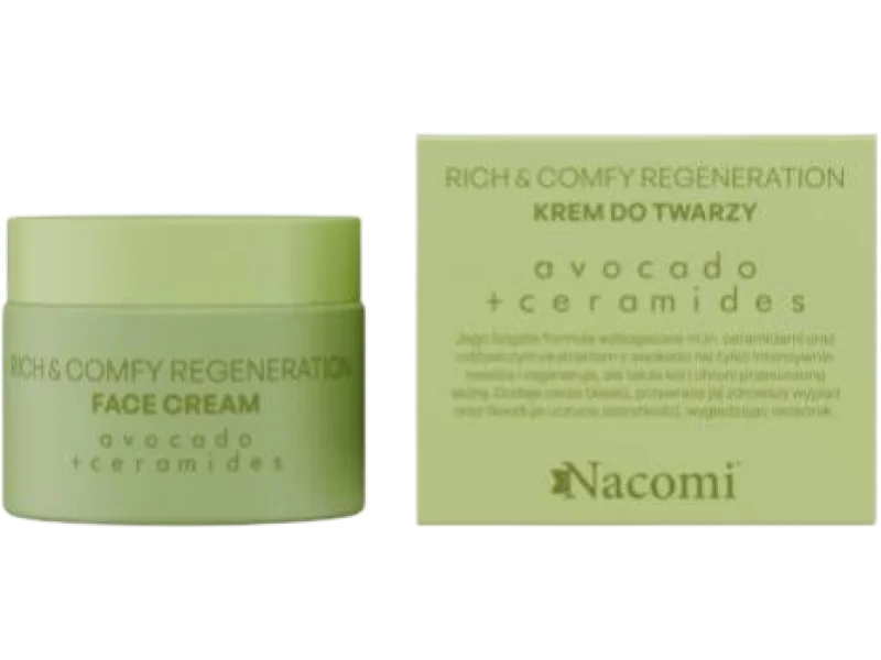 NACOMI Rich&Comfy Regeneration Avocado Krem do twarzy