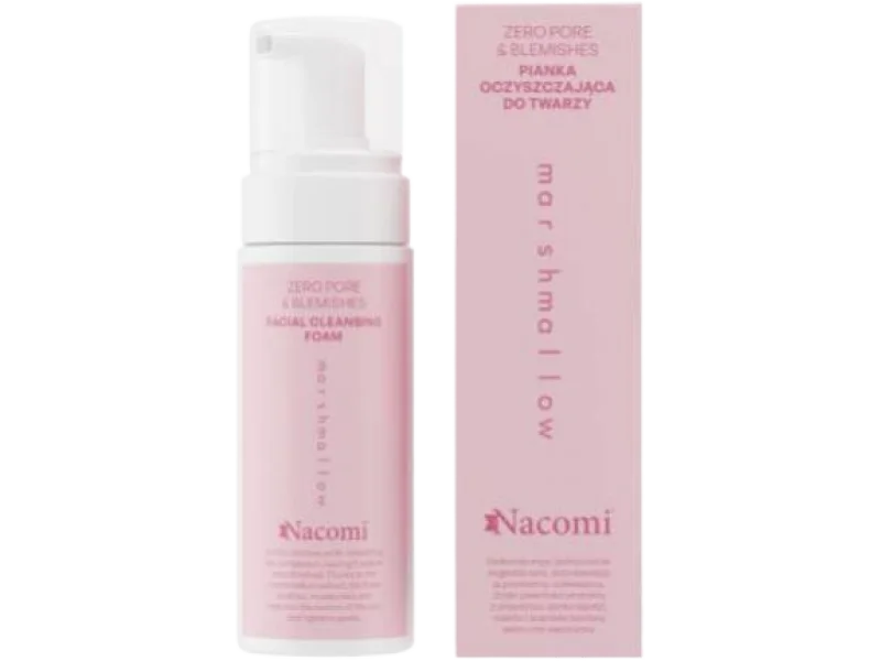 NACOMI Zero Pore&Blemishes Marshmallow Oczyszczająca pianka do mycia twarzy