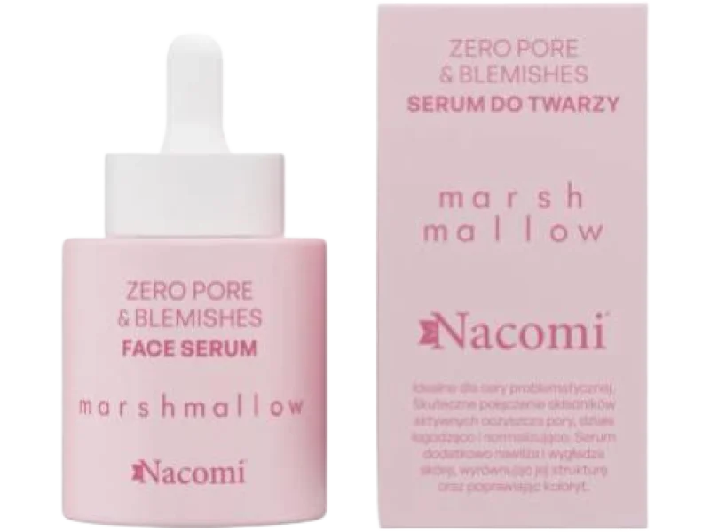 NACOMI Zero Pore&Blemishes Marshmallow Serum do twarzy z kwasem salicylowym