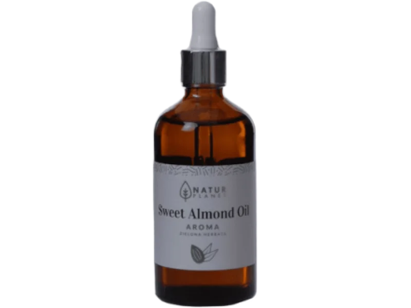 NATUR PLANET Olej ze słodkich migdałów Aroma – zielona herbata