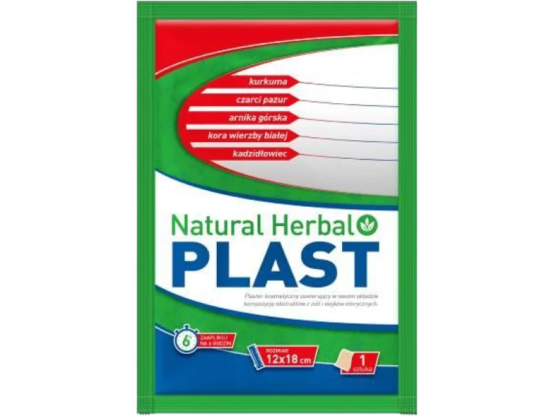 Natural Herbal Plast Plaster ziołowy czarci pazur arnika
