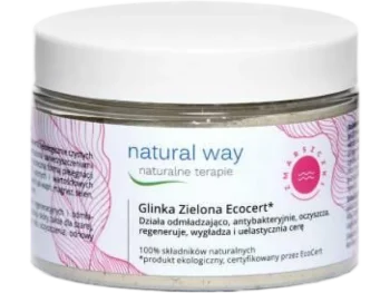 NATURAL WAY Glinka zielona Ecocert Na Zmarszczki, proszek