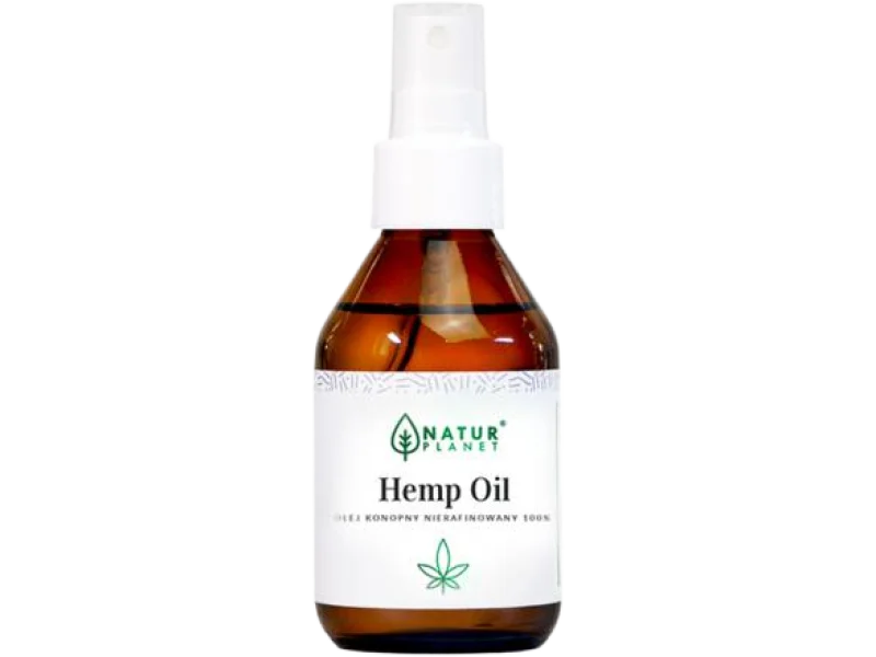 NaturPlanet Hemp Oil – Olej konopny nierafinowany 100%