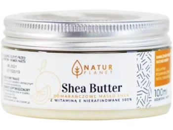 Zdjęcie produktu NaturPlanet Masło Shea Pomarańczowe Nierafinowane