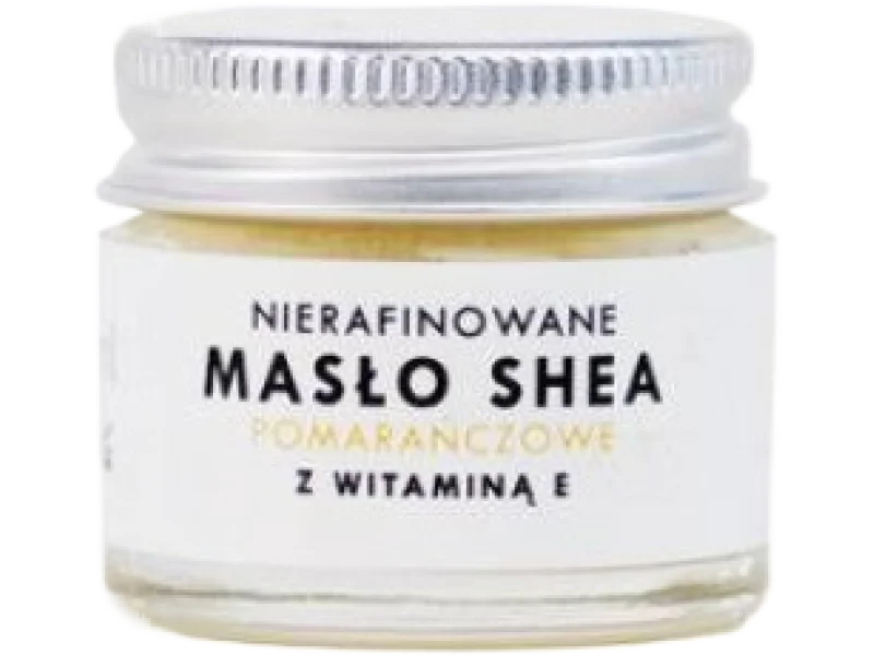 NaturPlanet Masło Shea Pomarańczowe Nierafinowane z witaminą E
