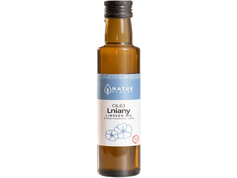 NaturPlanet Olej Lniany Nierafinowany