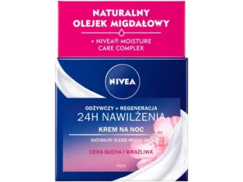 Zdjęcie produktu NIVEA 24h Nawilżenia Krem na noc odżywczy + regeneracja