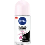 NIVEA Black & White Invisible Clear, roll-on