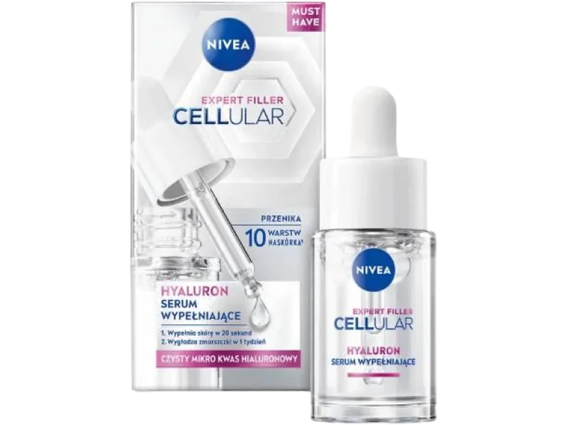 Nivea Cellular Expert Filler Hyaluron wypełniające, serum