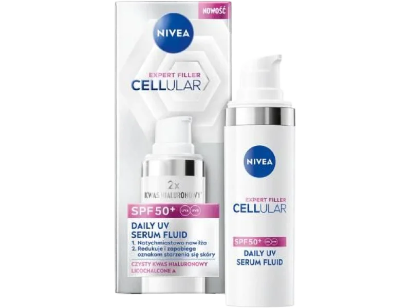 Nivea Cellular Expert Filler SPF 50+ Daily UV Serum, fluid