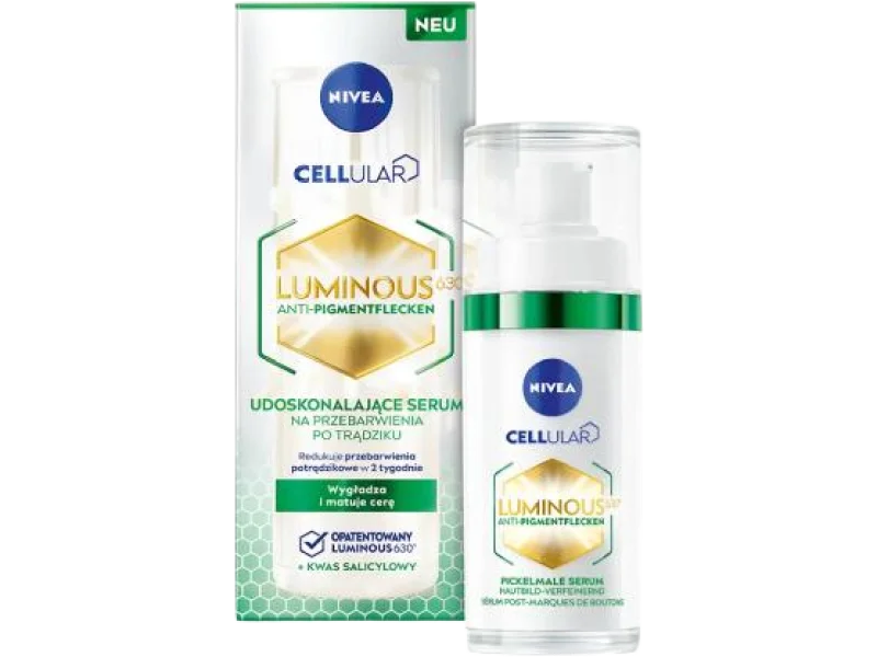 NIVEA Cellular Luminous 630 Udoskonalające serum na przebarwienia po trądziku