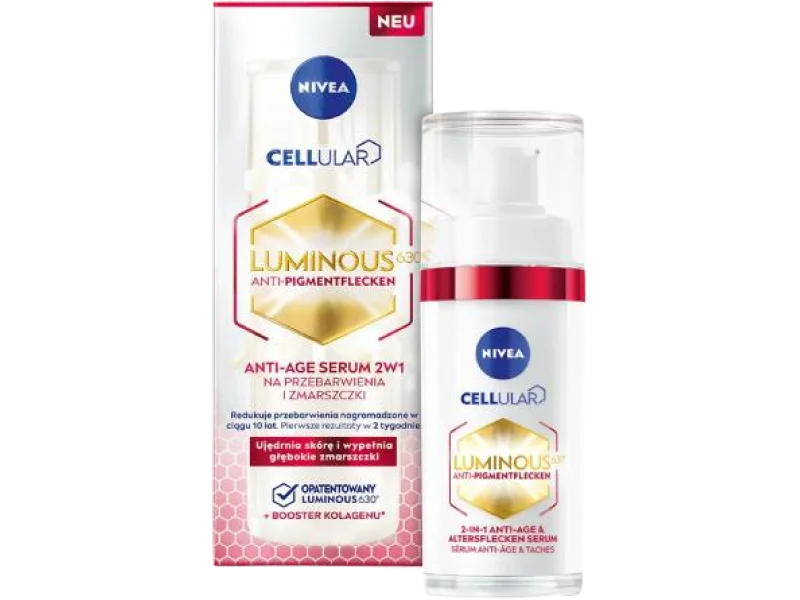 NIVEA Cellular Luminous630 2w1 Serum na zmarszczki i przebarwienia