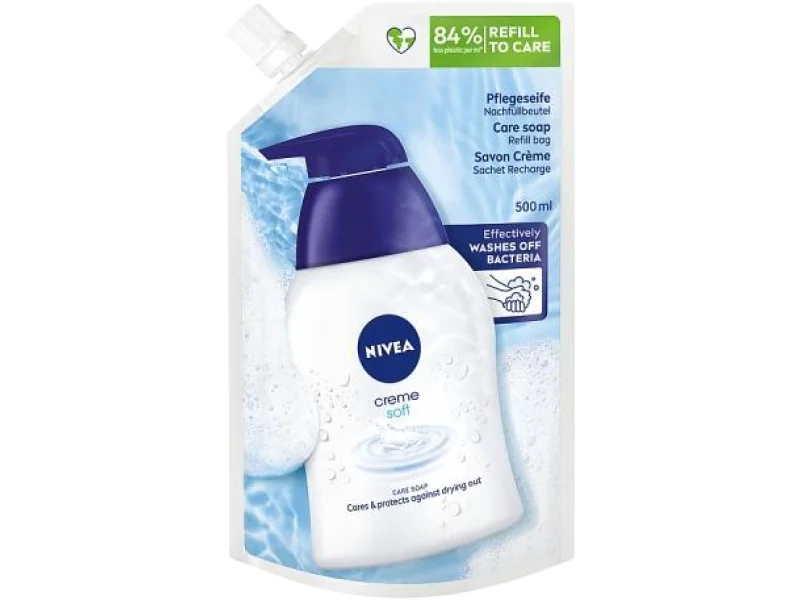NIVEA CREAM Soft Mydło, płyn
