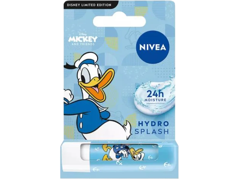 NIVEA Disney Donald Pielęgnująca pomadka do ust Hydro Splash