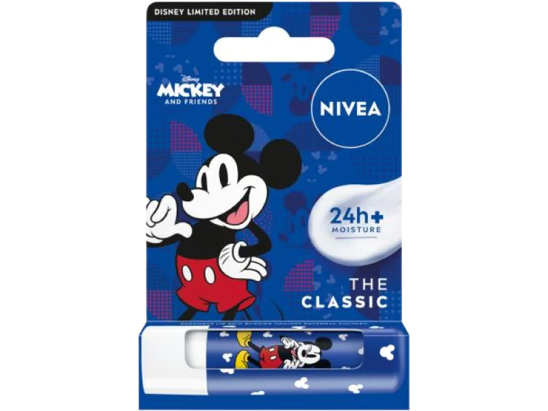NIVEA Disney Mickey Mouse Pielęgnująca pomadka do ust Classic