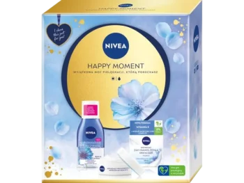 Zdjęcie produktu NIVEA Happy Moment zestaw kosmetyków do pielęgnacji twarzy dla kobiet, krem + płyn