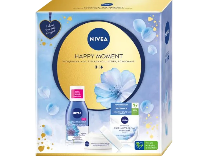 NIVEA Happy Moment Zestaw kosmetyków do pielęgnacji twarzy dla kobiet