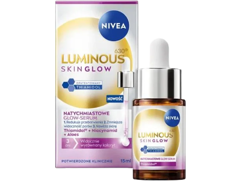 Nivea Luminous Skin Glow Natychmiastowe Glow, serum