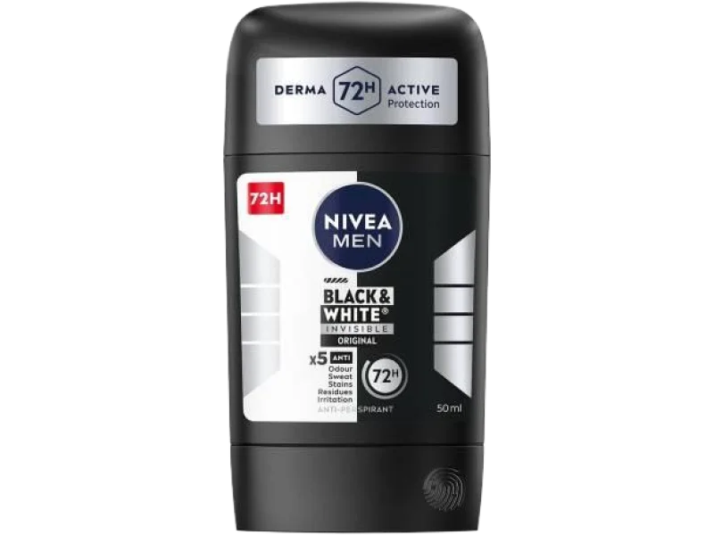 Nivea Men Black&White Original Antyperspirant, sztyft na skórę