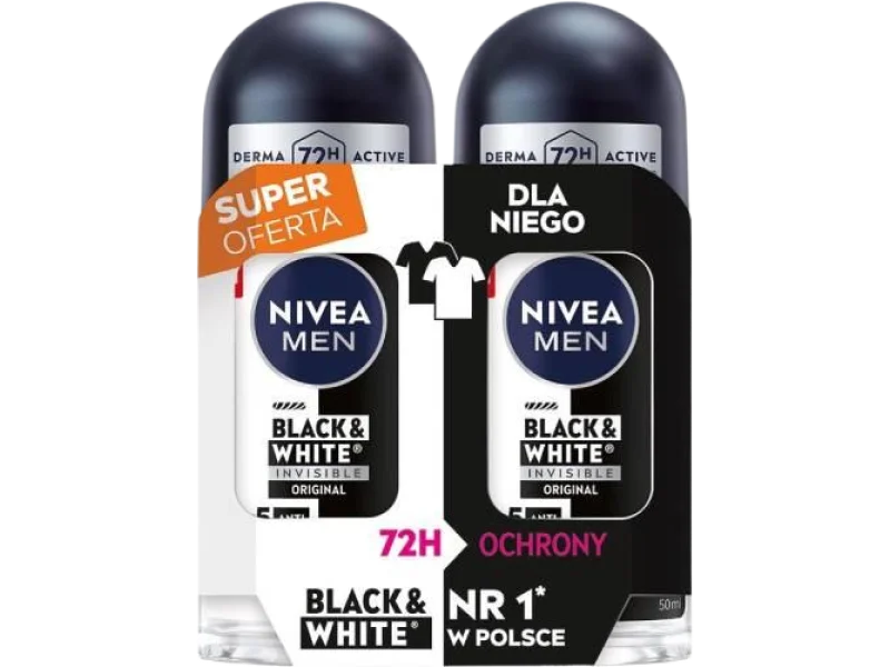 NIVEA MEN Roll-on BLACK&WHITE Invisible Original