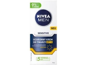 Zdjęcie produktu NIVEA MEN Sensitive łagodzący krem nawilżający do twarzy SPF15