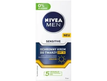 Zdjęcie produktu NIVEA MEN Sensitive Ochronny krem nawilżający SPF15